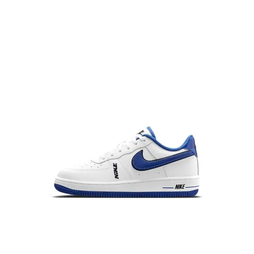 Nike Air FORCE 1 LV8 Low Топ Кроссовки для скейтбординга Белый Синий Дети Возраст 3-7 лет