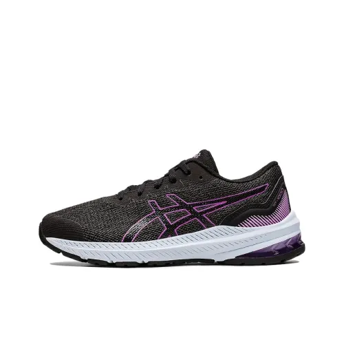 Asics GT 1000 11 Low Топ Детские беговые кроссовки Черный Фиолетовый Подростки
