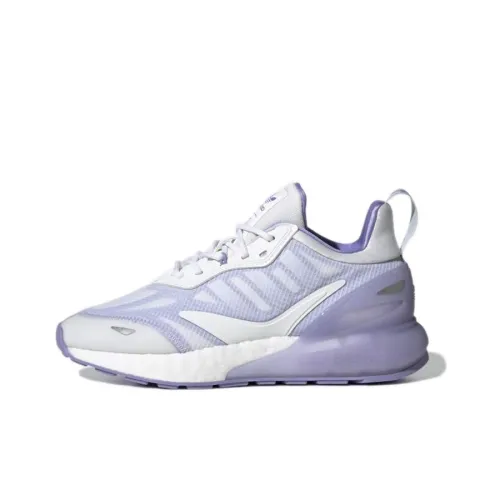 Adidas Originals ZX 2K BOOST 2,0 J Kids Lifestyle Shoes Белый Фиолетовый Подростки