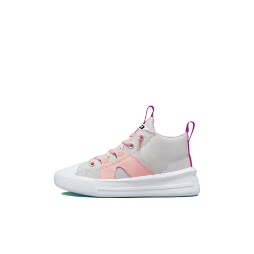 Converse Chuck Taylor All Star Ультра Easy On Низкий Топ Kids Кеды Серый Розовый Дети Возраст 3-7 лет