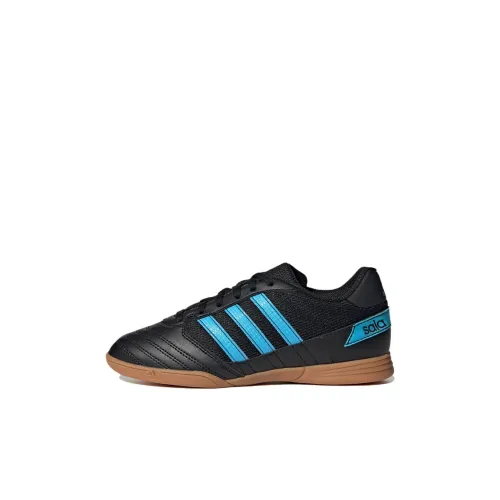 Adidas Super Sala Износостойкий и Легкий Низкий Топ Детские Футбольные Бутсы Детские