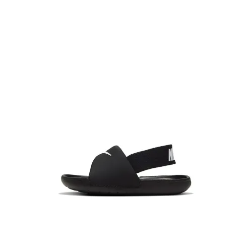 Nike Kawa Slide Low Топ Обувь для малышей Чисто черный Infant And Toddler