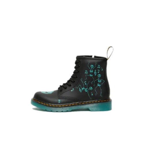 Dr.Martens 1460 Устойчивые к истиранию Мартин Ботинки Черный Синий Для детей 3-7 лет