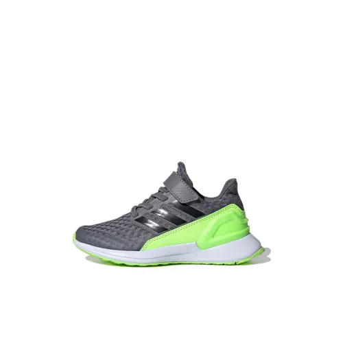 Adidas Rapida RUN K Дышащий Низкий Топ Детская Беговая Обувь Серый Детский