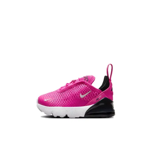 Nike Air Max 270 Low Топ Обувь для малышей Розовый белый черный Infant And Toddler