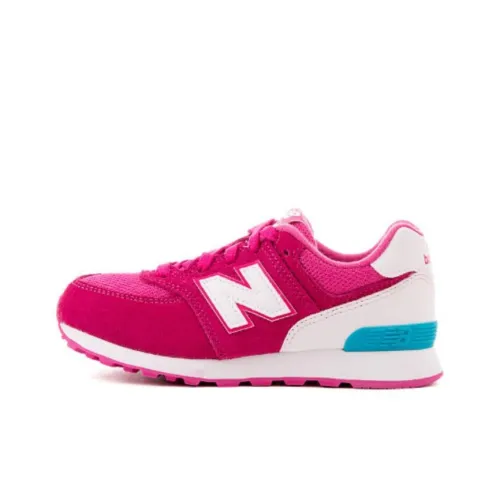 New Balance NB 574 'High Visibility' Низкие Кроссовки для Бега Розовые Фиолетовые Подростки