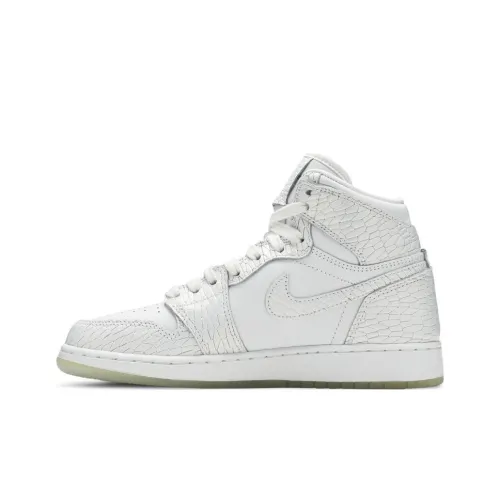 Jordan Air Jordan 1 Детские баскетбольные кроссовки Высокие Топы для школьного возраста