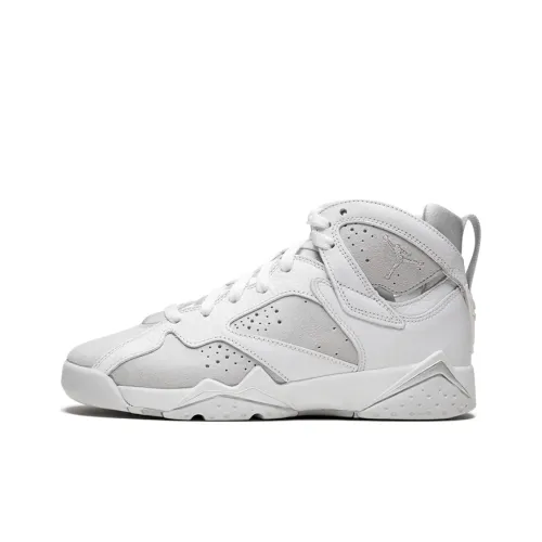 Jordan Air JORDAN 7 MID Топ Детские Баскетбольные Кроссовки Белый