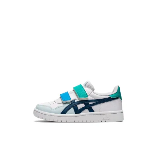 Asics JAPAN S Low Топ Кроссовки для скейтбординга Белый Синий Дети Возраст 3 7 Лет