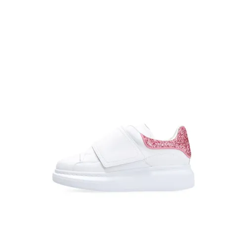 Alexander McQueen Larry Slip Resistant Abrasion Resistant Низкий Топ Детские Скейтбординги Белый Детский