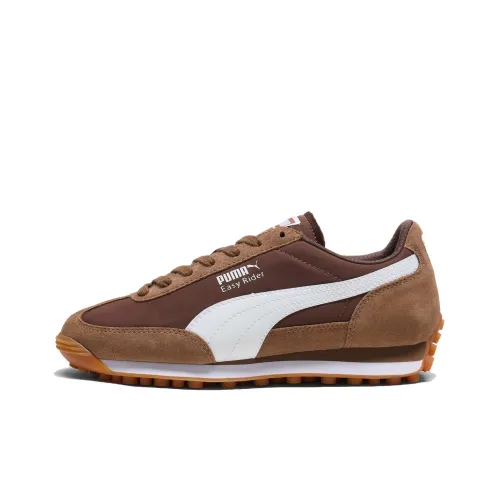 PUMA Easy Rider Повседневный Низкий Топ PUMA Белый Темно-Кофейный Коричневый Женский