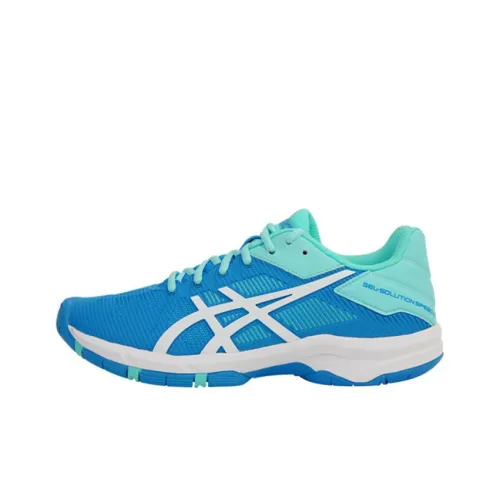 Asics Гель SOLUTION SPEED 3 Low Топ Детские беговые кроссовки Синий Подростки