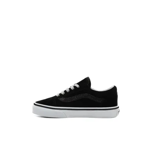 Vans Old Skool Low Топ Детские Скейтбординги Черный Children Возраст 3-7 лет