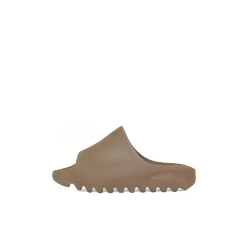 Adidas Originals Yeezy Slide Slip Resistant Abrasion Resistant Детские домашние тапочки Коричневый Children Aged 3 7 Лет