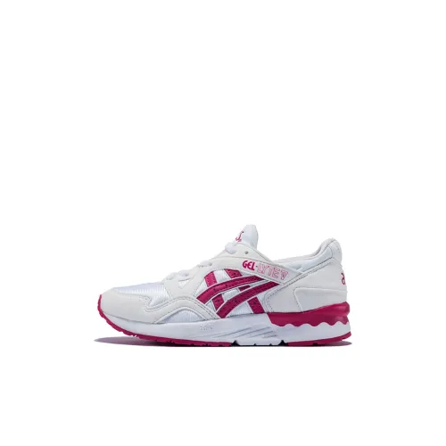 Asics Gel Lyte 5 Аbrasion Resistant Kids Lifestyle Shoes Белый Красный Дети Возраст 3-7 лет