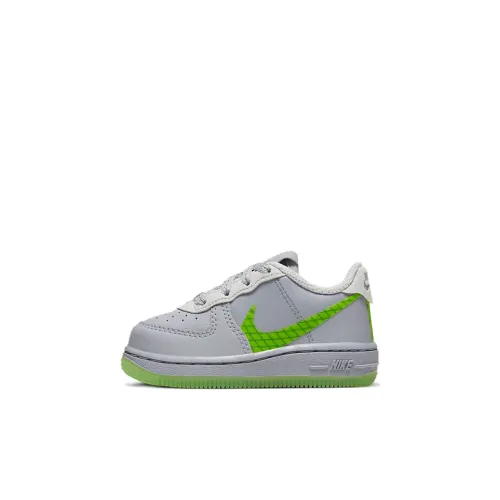 Nike Air FORCE 1 LV8 3 Low Топ Обувь для малышей Серо-зеленый Infant And Toddler