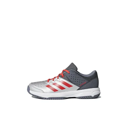 Adidas COURT STABIL K Устойчивый к истиранию Детская Тренировочная Обувь Серый Детский