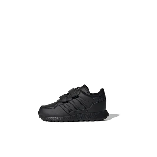 Adidas Originals Forest Grove CF I противоскользящие низкие топы обувь для малышей черного цвета для новорожденных и малышей