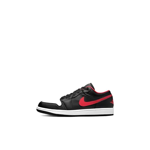 Jordan Air Jordan 1 Low Alt Slip-resistant Abrasion-resistant Low Top Обувь для малышей Черный Красный Infant и Toddler