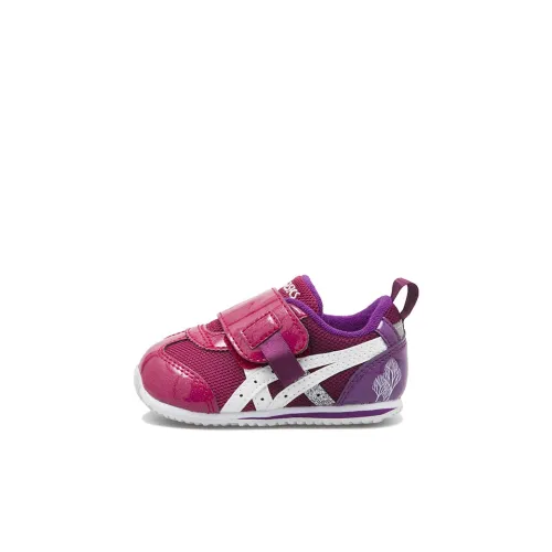 Asics Idaho Baby FR2 Устойчивый к истиранию Дышащий Низкий Топ Обувь для малышей Розовый Фиолетовый Младенец и Малыш