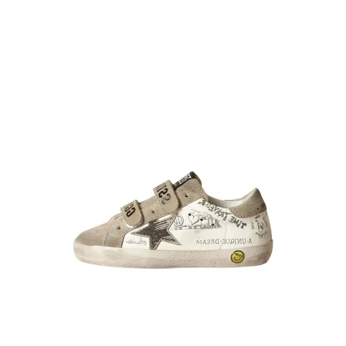 Golden Goose Стильные Скейтбординги Серый Белый Детский