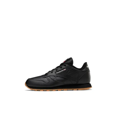 Reebok Classic Leather Детская беговая обувь с низким верхом для дошкольников