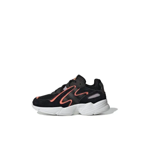 Adidas Originals YUNG 96 Дышащие Детские Кроссовки Lifestyle Черные для детей 3-7 лет