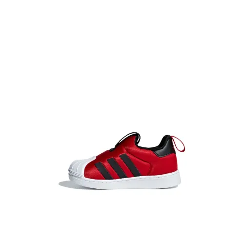 Adidas Originals Superstar 360 I противоскользящие низкие топы обувь для малышей красные черные для младенцев и малышей