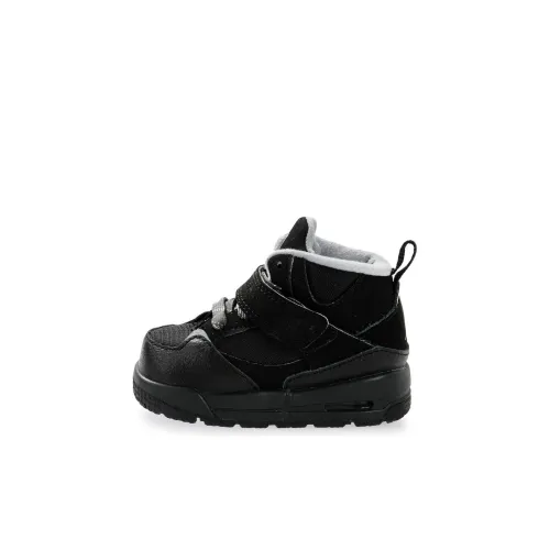 Jordan Flight 45 Anti KICK Амортизация MID Топ Обувь для малышей Черный Infant And Toddler
