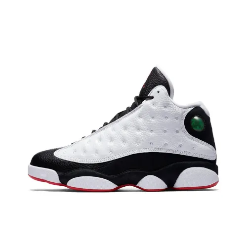 Jordan 13 Ретро BG He Got Game High Топ Детские Баскетбольные Кроссовки Черный Белый