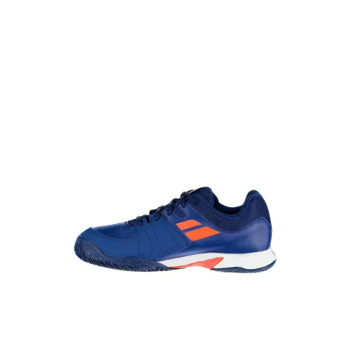 Babolat Slip-Resistant Anti-KICK Детская Обувь для Тренировок Синие Оранжевые Малыш