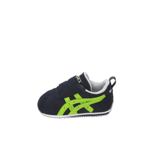 Asics CORSAIR Малыш Vin Low Топ Обувь для малышей Темно-синий Зеленый Infant And Toddler