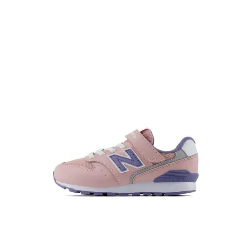 New Balance NB 996 Амортизация Износостойкий Низкий Топ Детская Беговая Обувь Серый Розовый Детский