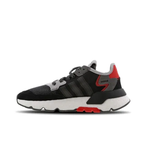 Adidas Originals Nite Jogger Аbrasion Resistant Детские Lifestyle Shoes Черный Серый Подростки