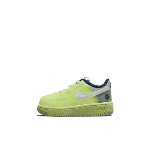 Nike Air Force 1 Low Crater противоскользящая амортизация устойчивая к истиранию низкий топ обувь для малышей зеленый