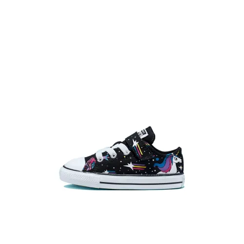 Converse Chuck Taylor All Star Low Топ Обувь для малышей Единорог Черный Infant And Toddler