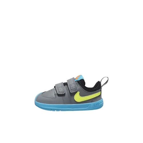Nike Pico 5 Износостойкий и Легкий Низкий Топ Обувь для малышей Серый Синий Младенец и Малыш