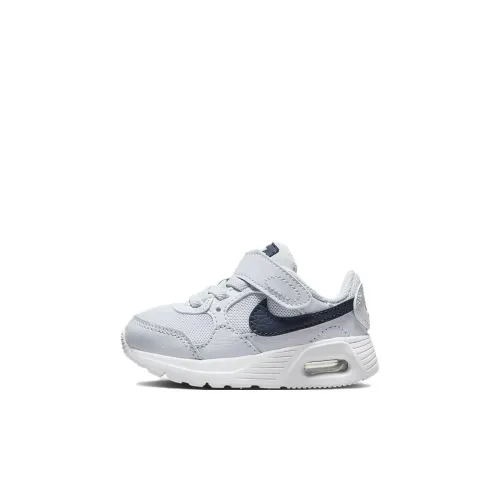 Nike Air Max SC Амортизация Износостойкие Низкие Топ Обувь для малышей Серо-голубой Infant и Toddler