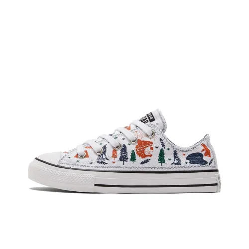 Converse Chuck Taylor All Star Low Топ Kids Кеды Белый Оранжевый Многоцветный