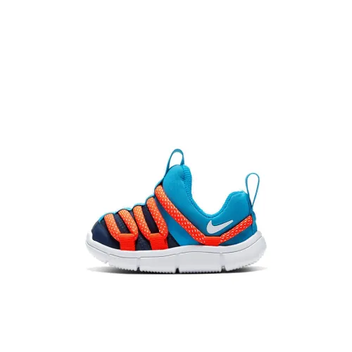 Nike Novice Slip Resistant Abrasion Resistant Low Топ Спортивная повседневная обувь Сине-оранжевый TD Для малышей и детей младшего возраста