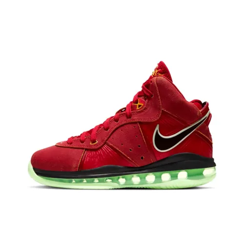Детская баскетбольная обувь Nike Lebron 8, высокий топ, школьный возраст