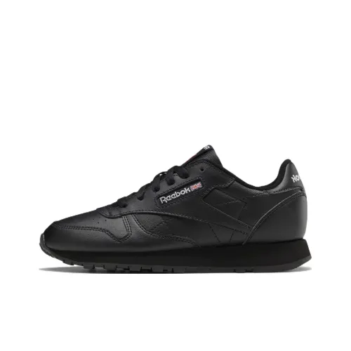 Reebok Classic Leather Детская беговая обувь Низкий топ Школьный возраст
