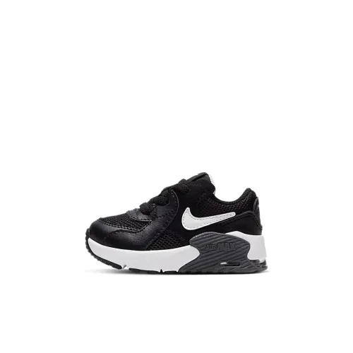 Nike Air Max Excee Low Топ Обувь для малышей Черный белый Infant And Toddler