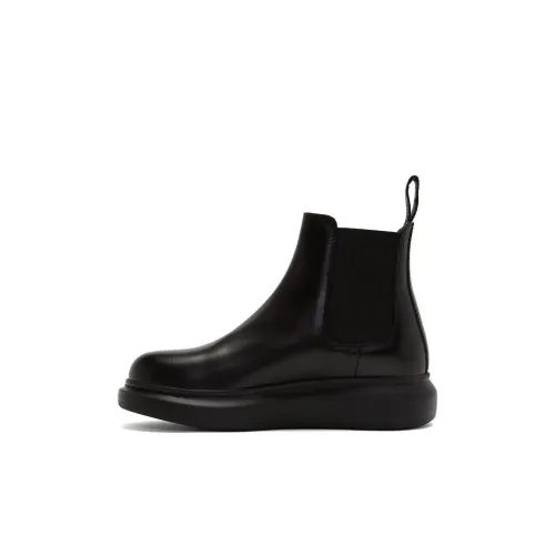 Alexander McQueen Hybrid Детские кожаные сапоги для дошкольников