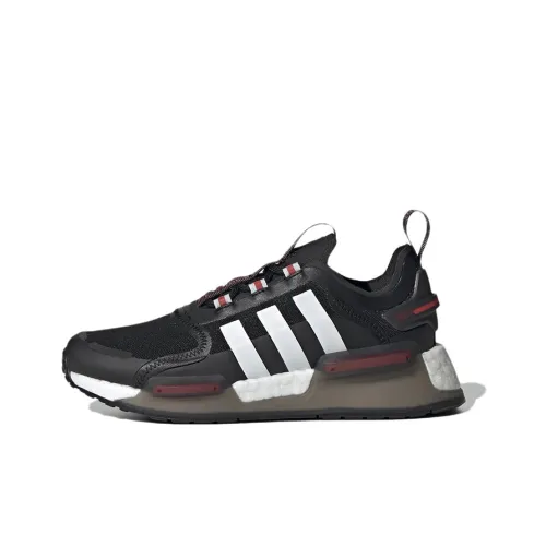 Adidas Originals NMD_V3 J Устойчивая к истиранию Спортивная Повседневная Обувь Черный Белый Подростки