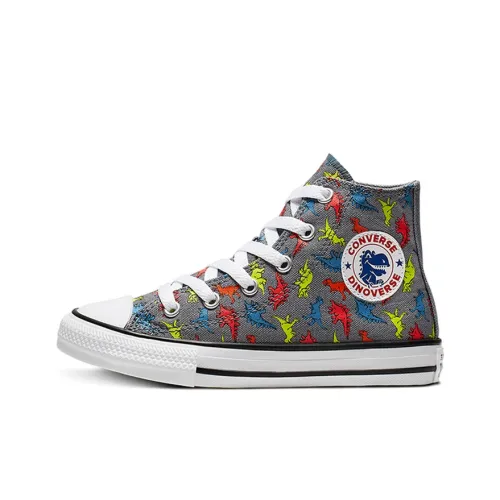 Converse Chuck Taylor All Star High Топ KIDS Кеды Мультяшный Динозавр Подростки