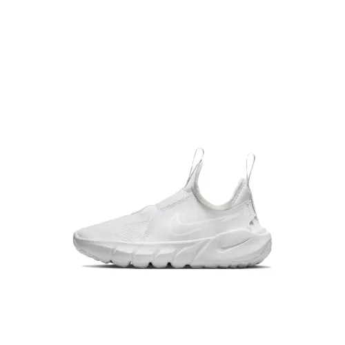 nike Flex Runner 2 Slip Resistant Abrasion Resistant Низкий Топ Детские беговые кроссовки Белый Children Возраст 3-7 лет