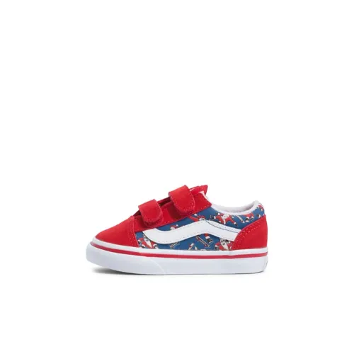 Vans Old Skool Collection Низкие кеды Малыш Красный Синий Infant и Toddler
