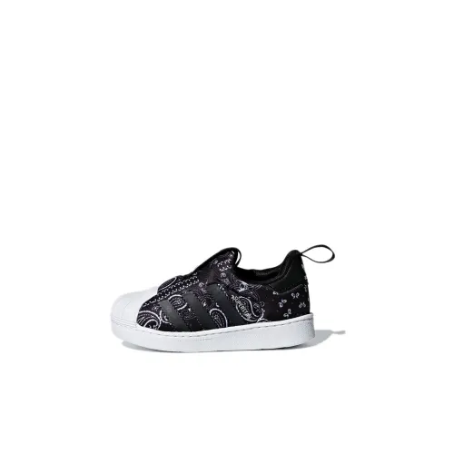 Adidas Originals SUPERSTAR 360 I Low Топ Скейтборд Кроссовки Угольно-черный Infant и Toddler