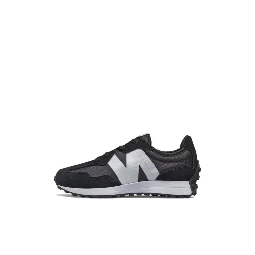 New Balance NB 327 Амортизация Износостойкий Низкий Топ Детские Лайфстайл Обувь Черный Детский